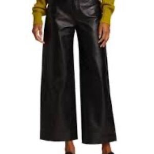 Zara Black Wide-Leg Trousers